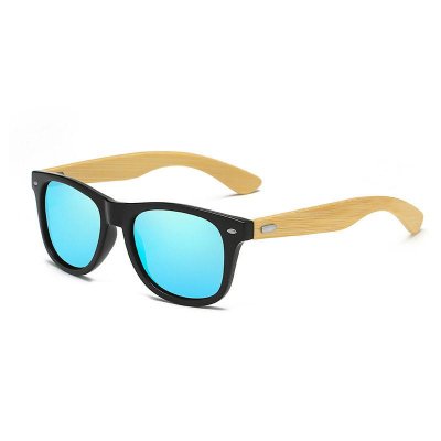 Brand Design Bamboo Wood Sunglasses Square Frame Shades Women Men Vintage Sun Glasses Fashion UV400 Eyewear Oculos